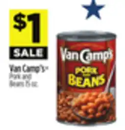 Dollar General Van Camp's Pork and Beans offer