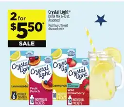 Dollar General Crystal Light Drink Mix offer