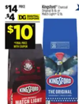 Dollar General Kingsford Charcoal Original or Match Light offer