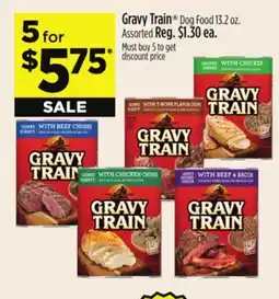 Dollar General Gravy Train Dog Food offer