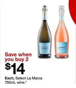 Target Select La Marca 750mL wine offer