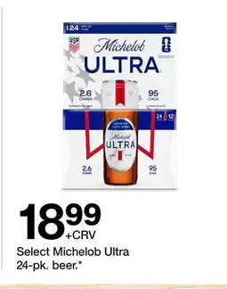 Target Select Michelob Ultra 24-pk. beer offer