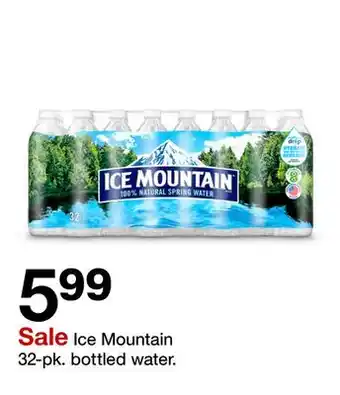 Target Ice Mountain 32-pk. bottled water offer