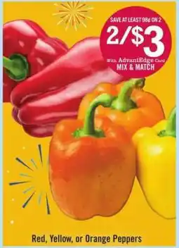Price Chopper Red, Yellow Or Orange Peppers offer