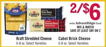 Price Chopper Cabot Brick Cheese offer