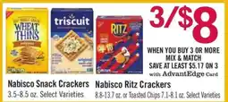 Price Chopper Nabisco Ritz Crackers offer
