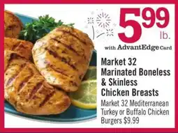 Price Chopper Market 32 Marinated Boneless & Skinless Chicken Breasts offer