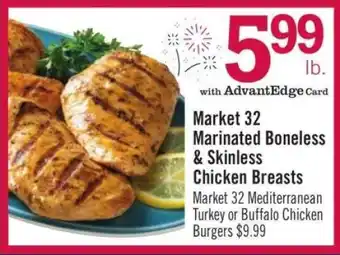 Price Chopper Market 32 Marinated Boneless & Skinless Chicken Breasts offer