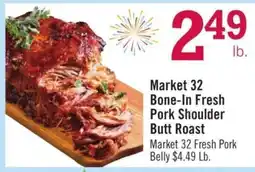 Price Chopper Market 32 Bone-In Fresh Pork Shoulder Butt Roast offer