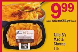 Price Chopper Allie B’s Mac & Cheese offer