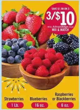 Price Chopper Raspberries or Blackberries offer