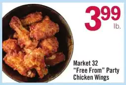 Price Chopper Market 32 “Free From” Party Chicken Wings offer