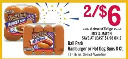 Price Chopper Ball Park Hamburger or Hot Dog Buns 8 Ct offer