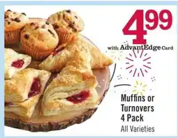 Price Chopper Muffins or Turnovers 4 Pack offer