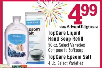 Price Chopper TopCare Liquid Hand Soap Refill offer