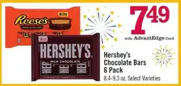 Price Chopper Hershey's Chocolate Bars 6-Pack offer