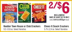 Price Chopper Keebler Town House or Club Crackers offer