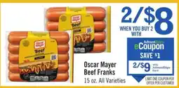 Price Chopper Oscar Mayer Beef Franks offer
