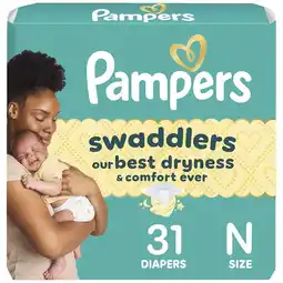 Walgreens Swaddlers Diapers No scent, Size 0 (up to 10 lbs) offer
