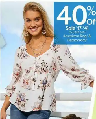Bealls American Rag & Democracy offer