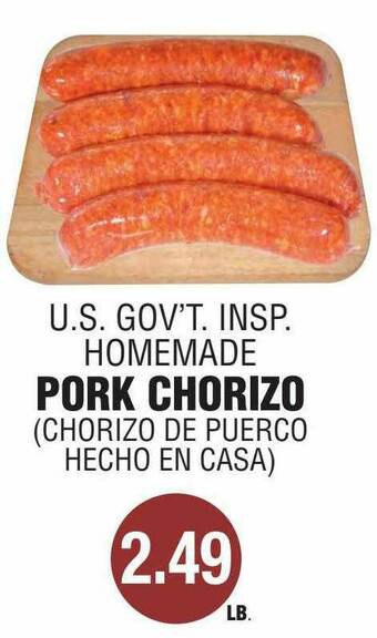 Carnicerias Jimenez Pork Chorizo offer