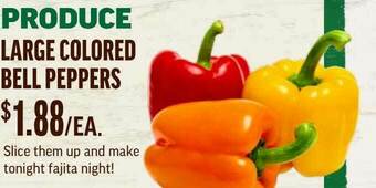 Central Market Large Colored Bell Peppers offer