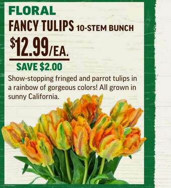 Central Market Fancy Tulips offer