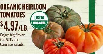 Central Market Organic Heirloom Tomatoes offer