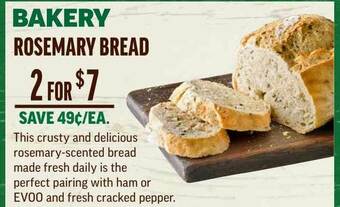 Central Market Rosemary Bread offer
