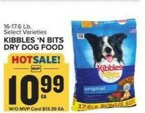 Food Lion Kibbles 'N Bits Dry Dog Food offer