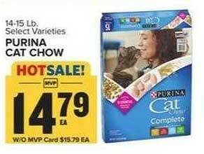 Food Lion Purina Cat Chow offer