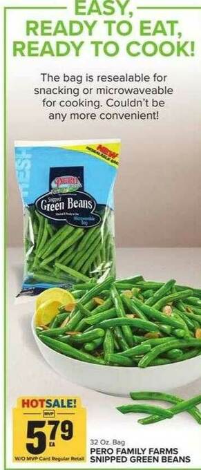 Food Lion Pero Family Farms Snipped Green Beans offer