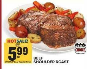 Food Lion Beef Shoulder Roast offer