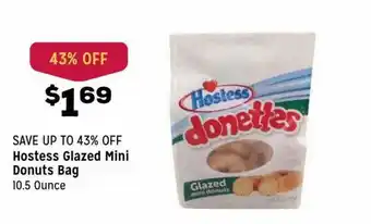 Grocery Outlet Hostess Glazed Mini Donuts Bag offer