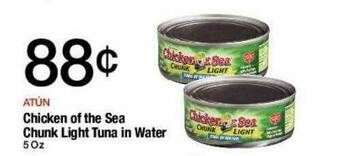 Jons International Chicken Of The Sea Chunk Light Tuna In Water offer