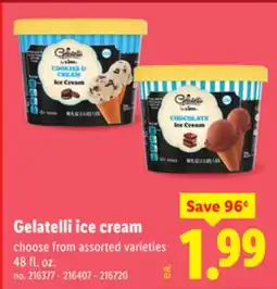 Lidl Gelatelli ice cream offer