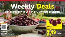 Lidl sweet cherries offer
