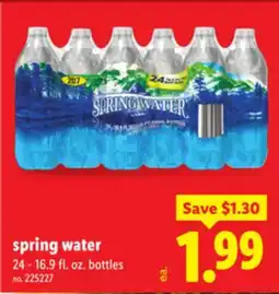 Lidl spring water offer