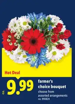 Lidl Farmer's choice bouquet offer