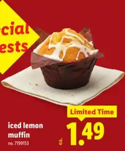 Lidl iced lemon muffin offer