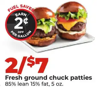 Hy-Vee Fresh ground chuck patties offer
