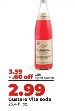 Hy-Vee Gustare Vita soda offer