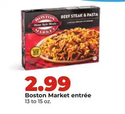 Hy-Vee Boston Market entrée offer