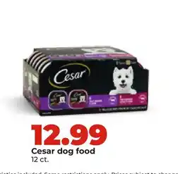 Hy-Vee Cesar dog food offer