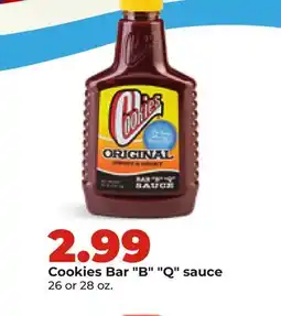 Hy-Vee Cookies Bar B Q sauce offer