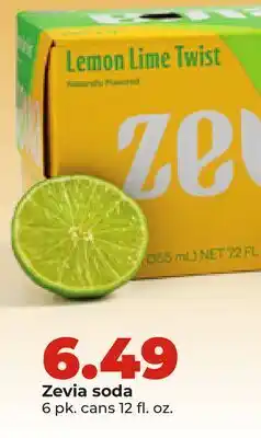 Hy-Vee Zevia soda offer