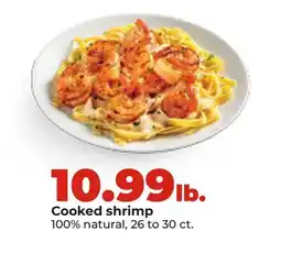 Hy-Vee Cooked shrimp offer
