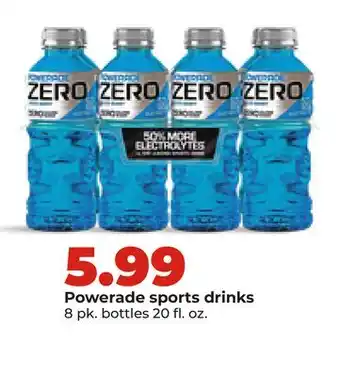 Hy-Vee Powerade sports drinks offer