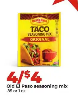 Hy-Vee Old El Paso seasoning mix offer