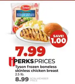 Hy-Vee Tyson frozen boneless skinless chicken breast offer